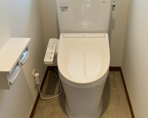 使いづらく、古くなったトイレを瞬間リフォーム【施工事例77】