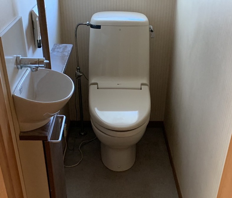 郡山リフォームトイレビフォー写真