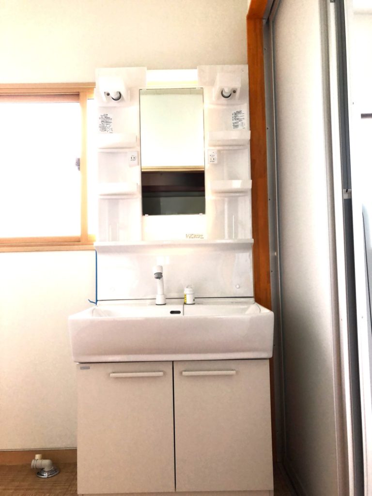 郡山リフォーム洗面台アフター写真