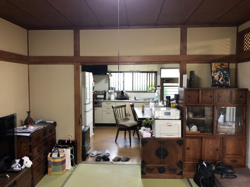 郡山リノベーションリビングビフォー写真