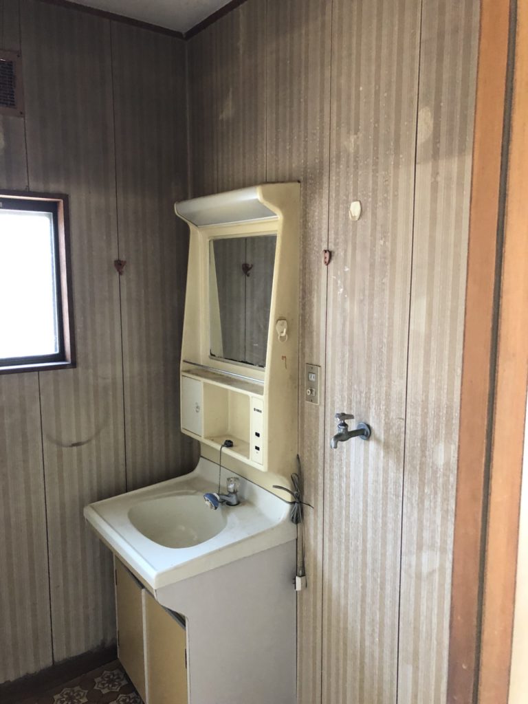 施工事例109ビフォー洗面所