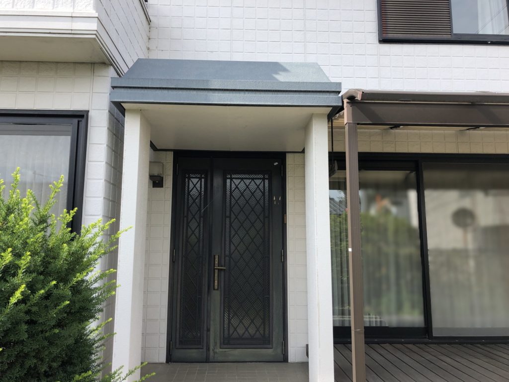 郡山リフォーム玄関ドア変更-1施工前