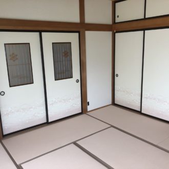 昔ながらの古くなった和室を近代和室に内装リフォーム【施工事例119】