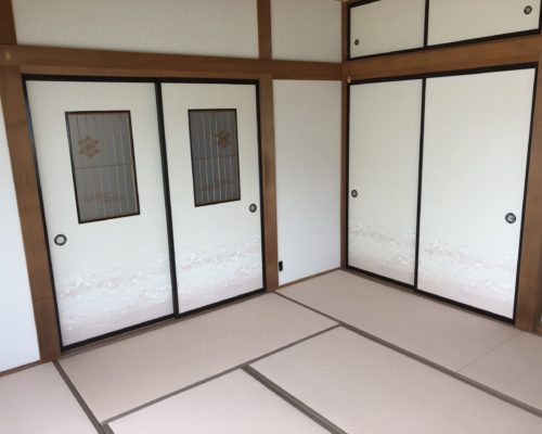 昔ながらの古くなった和室を近代和室に内装リフォーム【施工事例119】