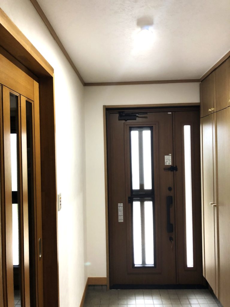 郡山リフォーム玄関ドア変更-2施工後