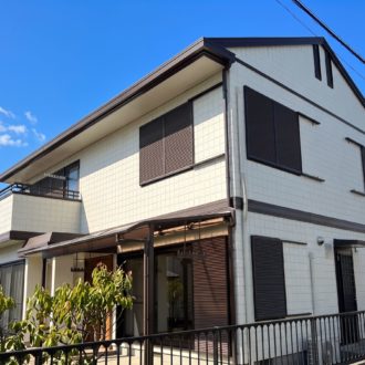 24年間経過した外部全塗装で新築のようにリフレッシュ【施工事例120】