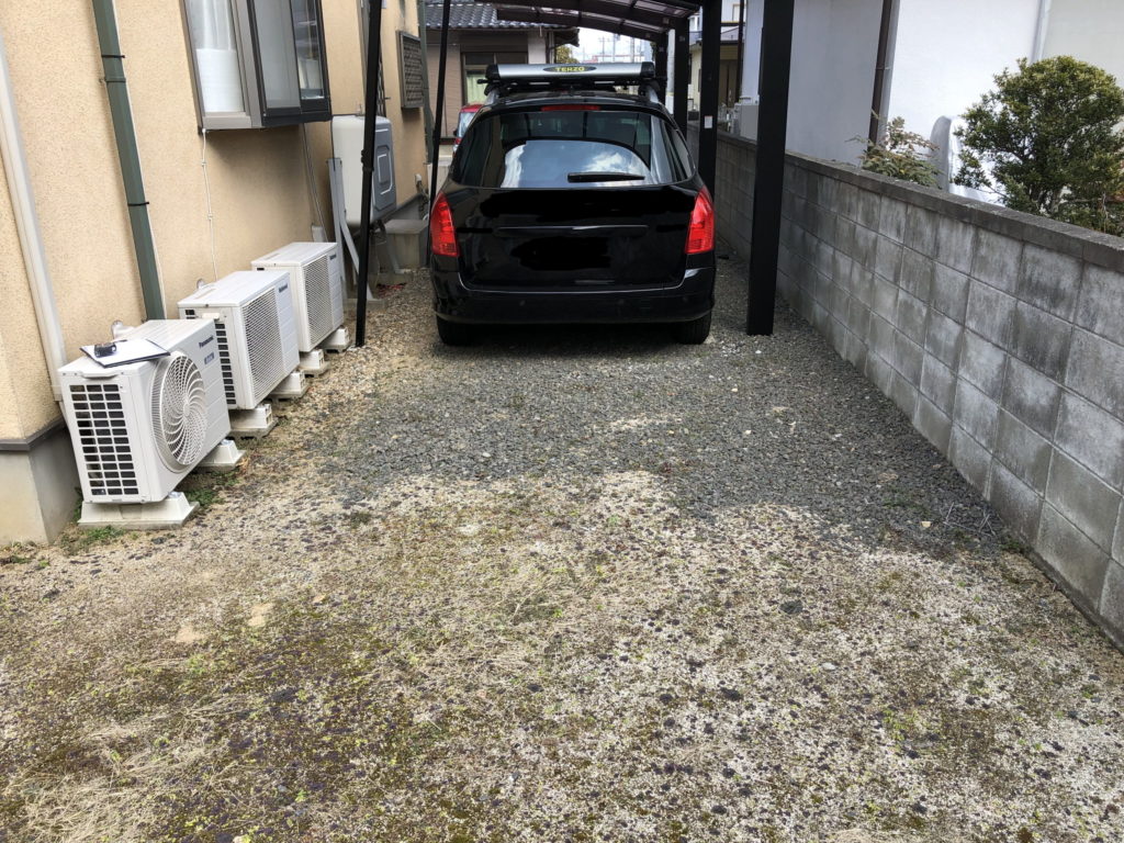 郡山駐車場リフォーム施工前118-1