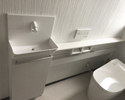 トイレ全面リフォームで快適空間へ【施工事例125】